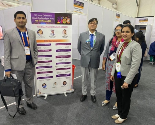 Dr. Aditi a a Faculty at All India Ophthalmological Society Annual Conference 2020